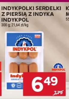 Indykpolki serdelki z piersią z indyka Indykpol