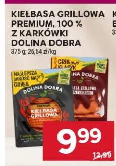 Kiełbasa grillowa premium 100% z karkówki Dolina Dobra