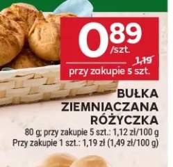 Bułka ziemniaczana różyczka