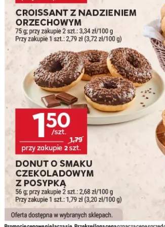 Donut o smaku czekoladowym z posypką
