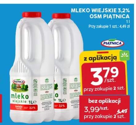 Mleko wiejskie 3,2% OSM Piątnica