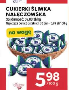 Cukierki Śliwka Nałęczowska Solidarność