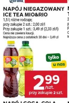 Napój niegazowany Ice Tea Mio&Rio