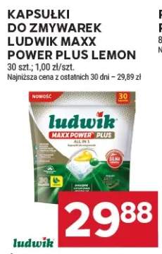 Kapsułki do zmywarek Ludwik Maxx Power Plus Lemon