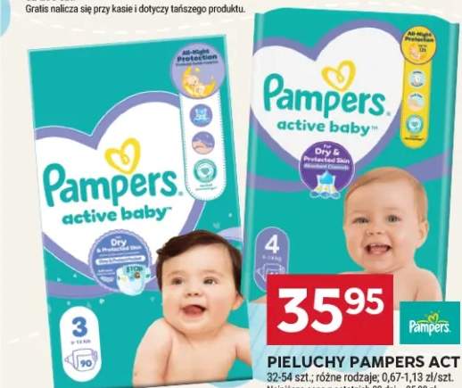 Pieluchy Pampers Active