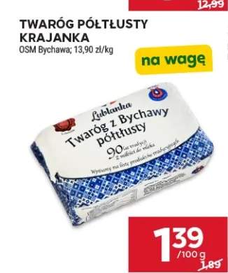 Twaróg półtłusty krajanka OSM Bychawa