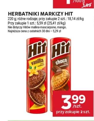 Herbatniki markizy Hit choco