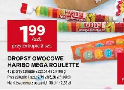 Dropsy owocowe Haribo Mega-Roulette