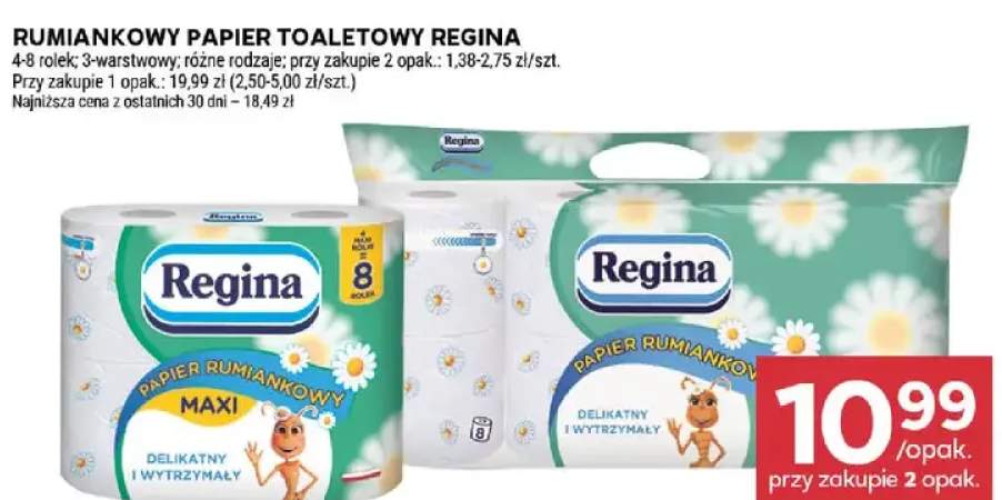 Rumiankowy papier toaletowy Regina