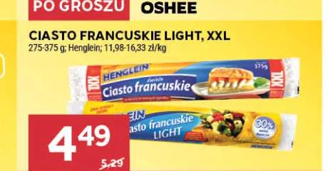 Ciasto francuskie Light Henglein