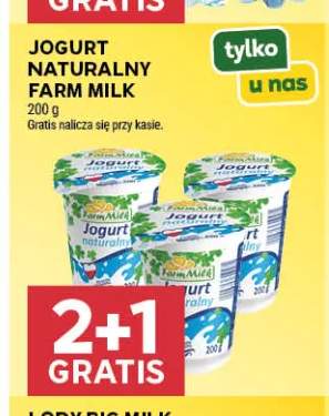 Jogurt naturalny FARM MILK