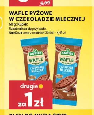 Wafle ryżowe w czekoladzie mlecznej Kupiec