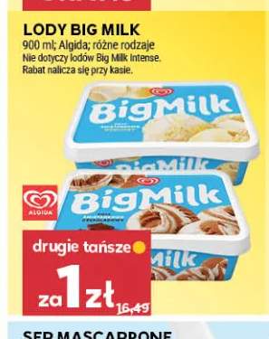 Lody BIG MILK