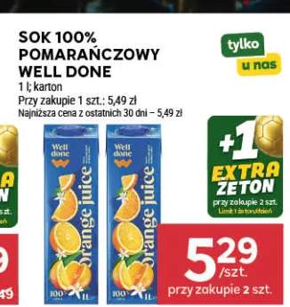 Sok 100% pomarańczowy Well Done