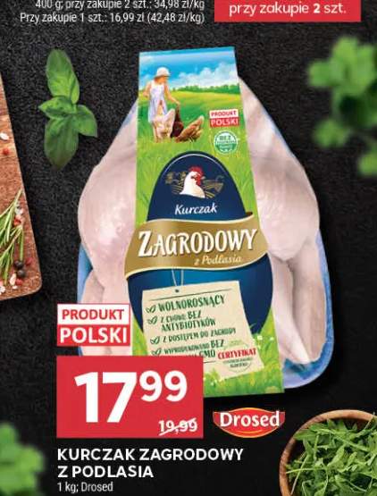 Kurczak Zagrodowy z Podlasia Drosed