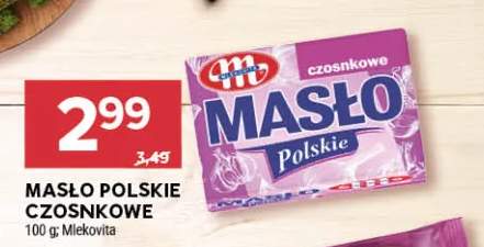 Masło polskie czosnkowe Mlekovita
