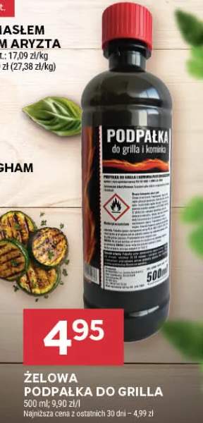 Żelowa podpałka do grilla