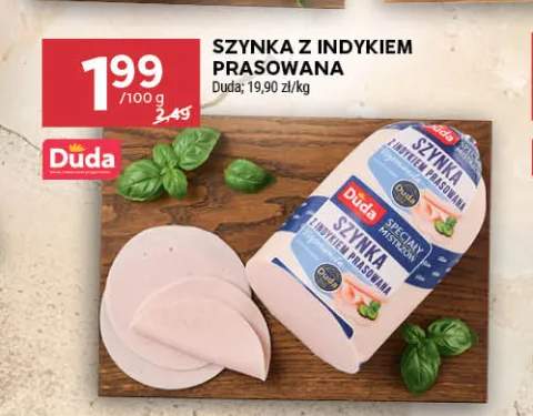 Szynka z indykiem prasowana Duda