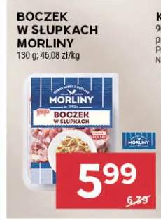 Boczek w słupkach Morliny