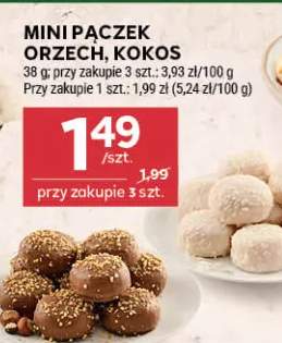 Mini pączek kokos