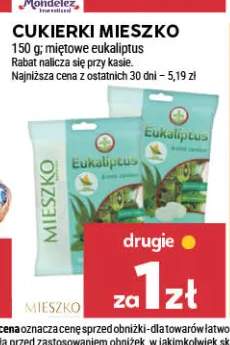 Cukierki MIESZKO miętowe eukaliptus