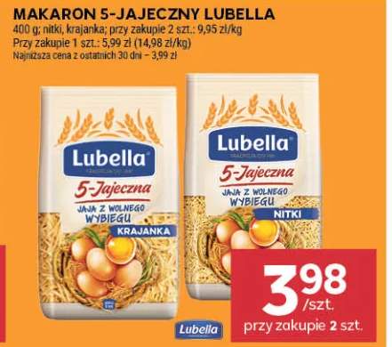 Makaron 5-jajeczny Lubella nitki