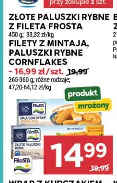 Złote paluszki rybne z fileta Frosta