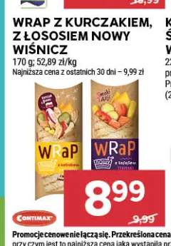 Wrap z łososiem Nowy Wiśnicz