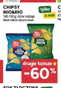 Chipsy Mio&Rio Sour Cream & Onion 140-150g