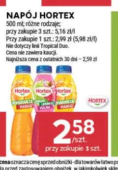 Napój Hortex jabłko mięta