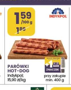 Parówki hot-dog Indykpol