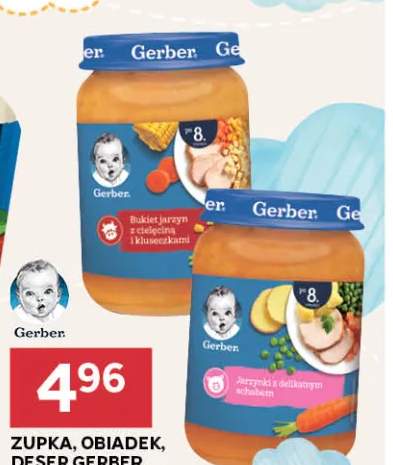 Zupka Gerber bukiet jarzyn z cielęciną i kluseczkami