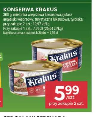 Konserwa Krakus turystyczna luksusowa