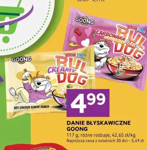 Danie błyskawiczne Goong Bul Dog Creamy