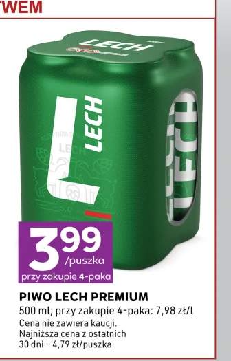 Piwo Lech Premium 4-pak 500ml
