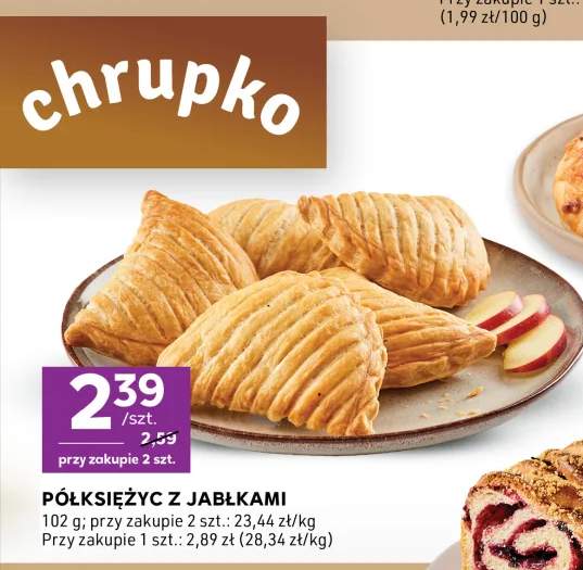 Półksiężyc z jabłkami