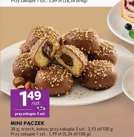 Mini pączek orzech