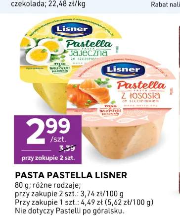 Pasta Pastella jajeczna ze szczypiorkiem Lisner