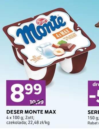 Deser Monte Max czekolada 4-pak 100g