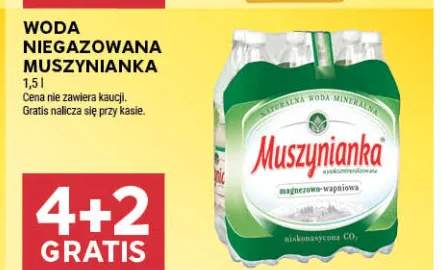 Woda niegazowana Muszynianka