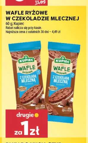 Wafle ryżowe w czekoladzie mlecznej Kupiec