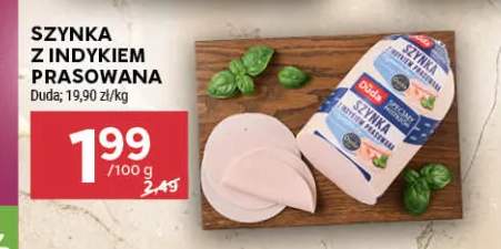 Szynka z indykiem prasowana Duda