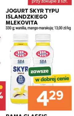 Jogurt skyr typu islandzkiego Mlekovita wanilia