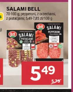 Salami Bell z pistacjami