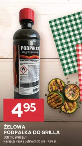 Żelowa podpałka do grilla