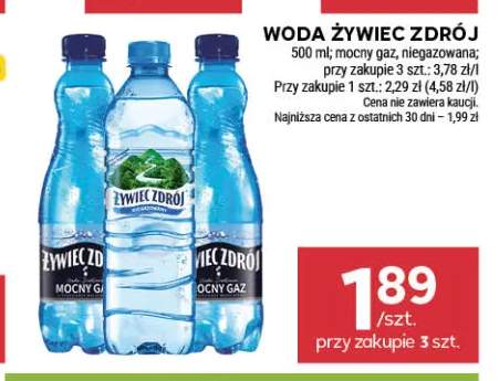 Woda Żywiec Zdrój niegazowana