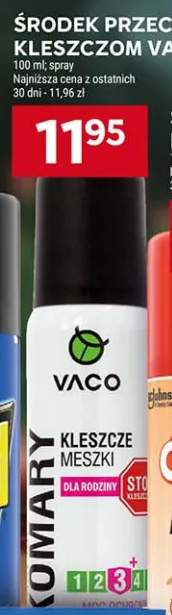 Środek przeciw komarom, kleszczom Vaco spray