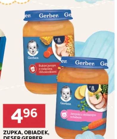 Zupka Gerber bukiet jarzyn z cielęciną i kluseczkami