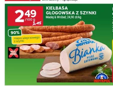 Kiełbasa Głogowska z szynki Madej & Wróbel