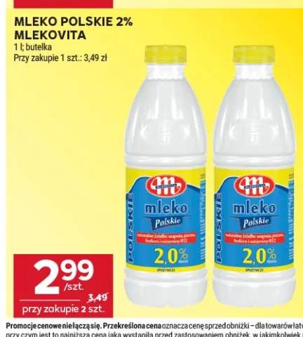 Mleko polskie 2% Mlekovita